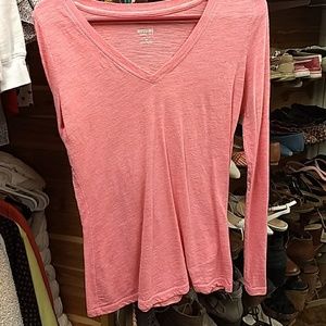 Pink long sleeve tee